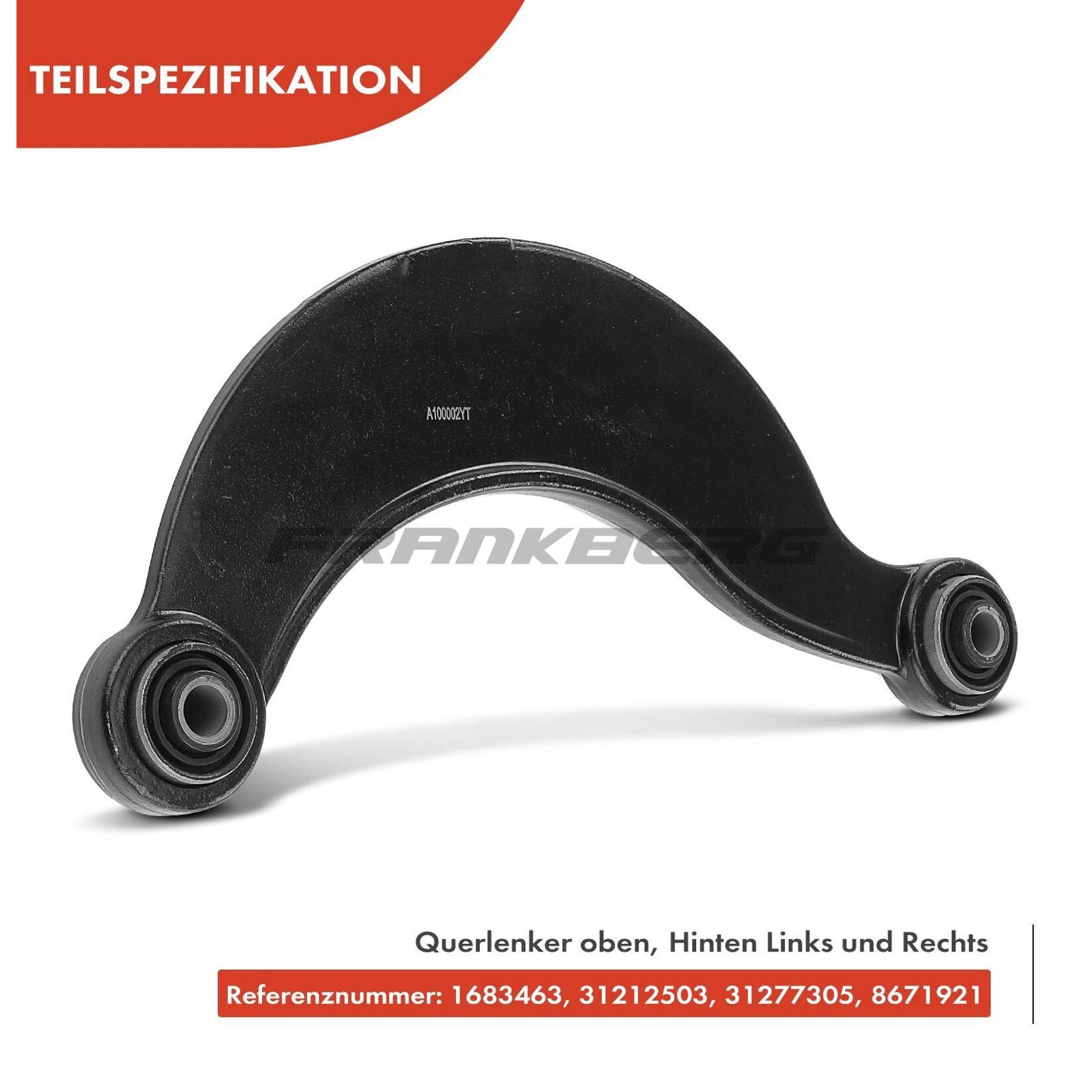 Control/Trailing Arm, wheel suspension