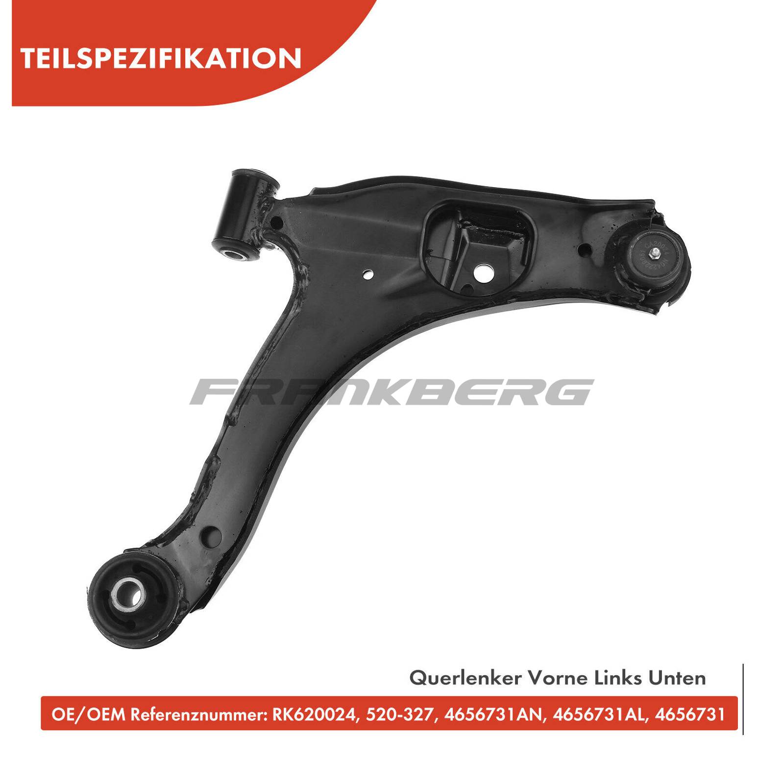 Control/Trailing Arm, wheel suspension