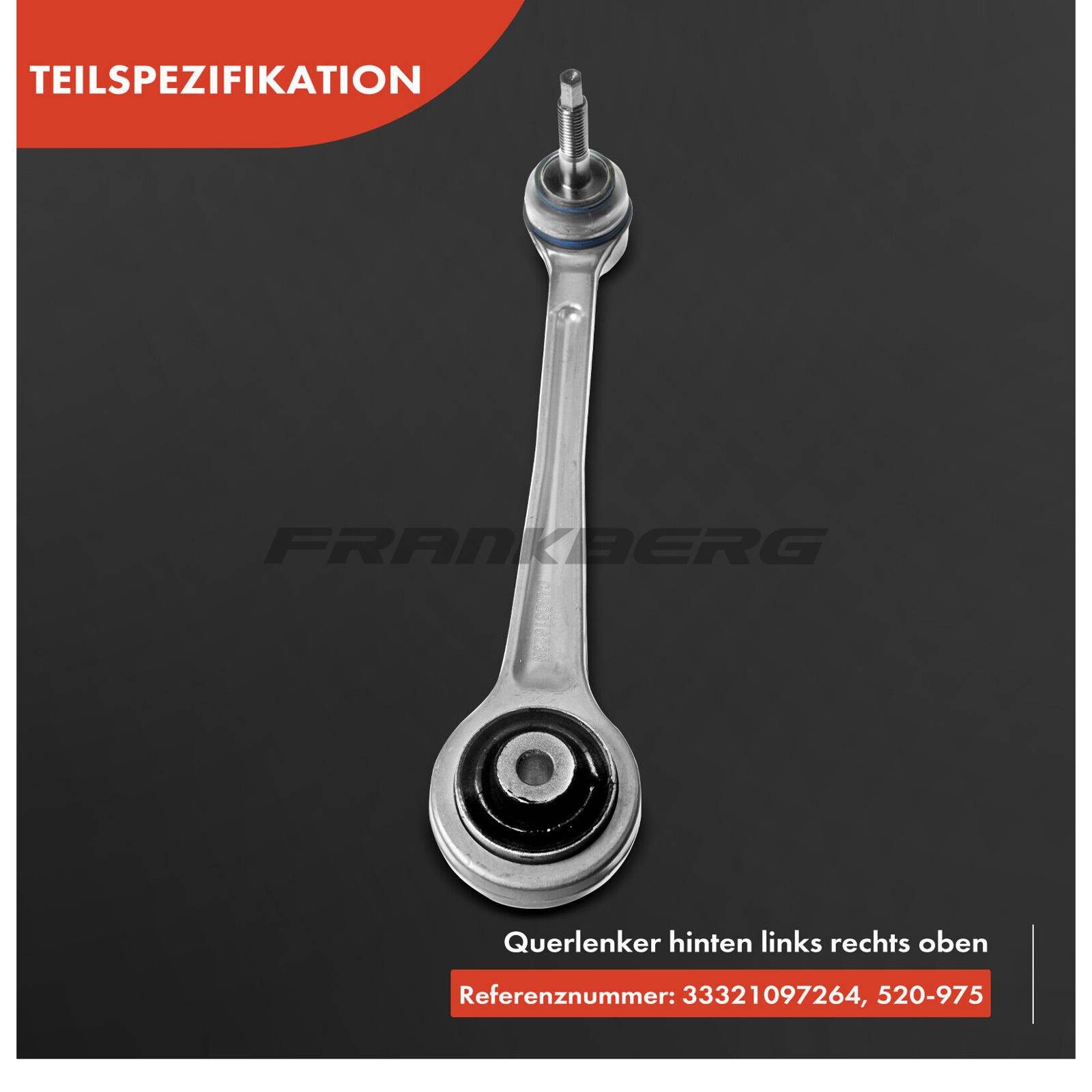 Control/Trailing Arm, wheel suspension
