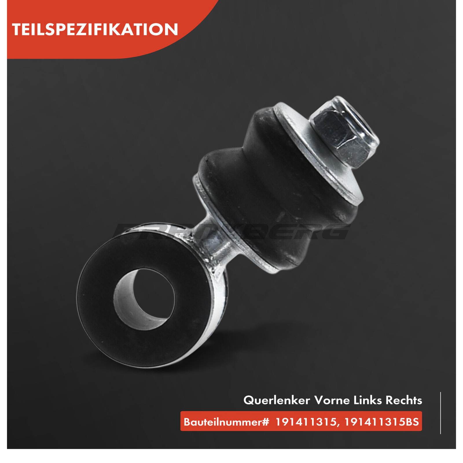 Bushing, stabiliser coupling rod