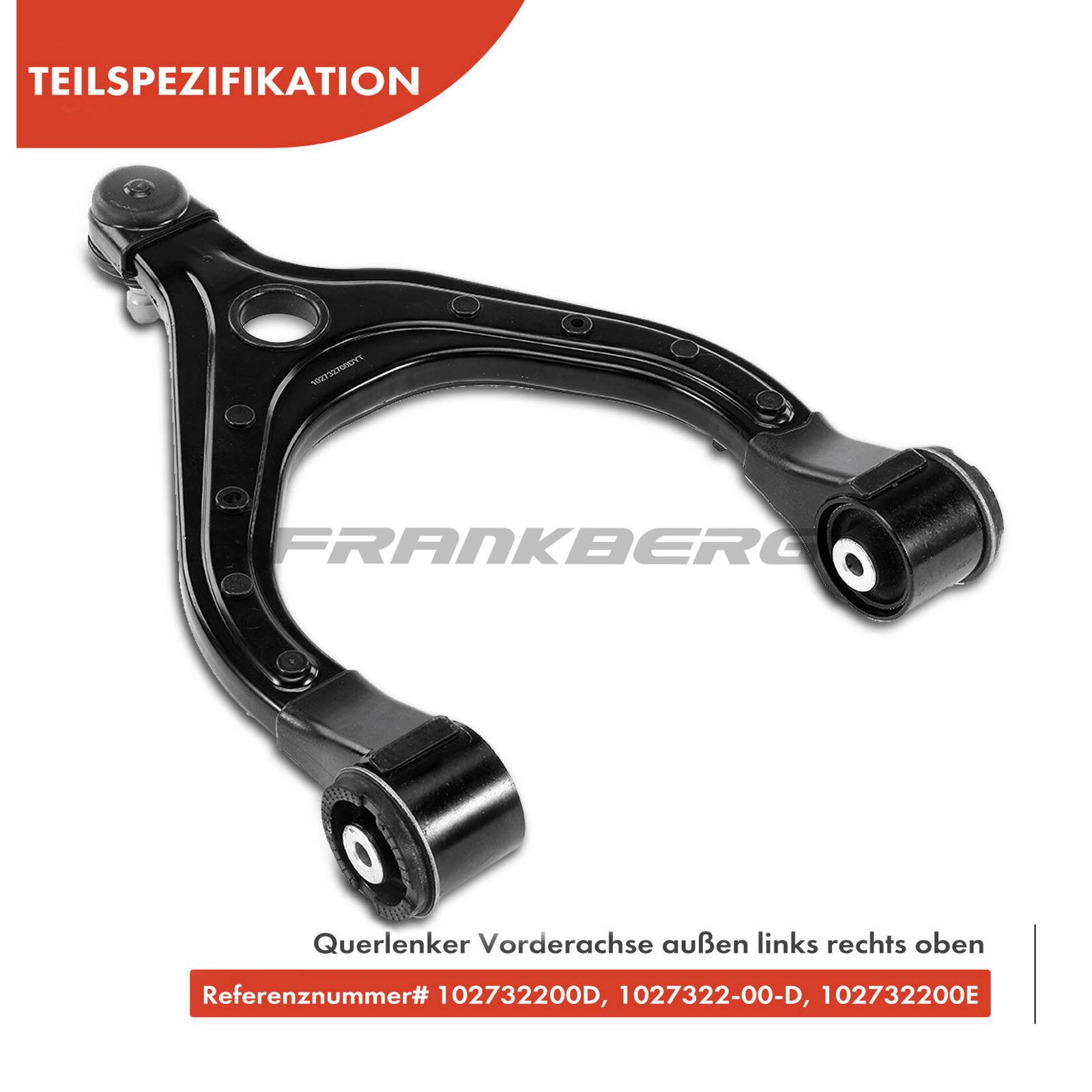 Control/Trailing Arm, wheel suspension