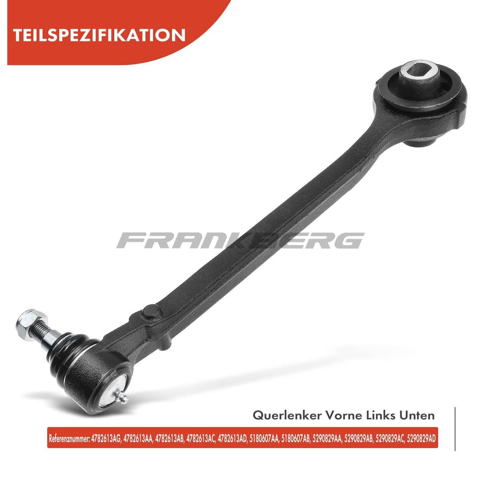 Control/Trailing Arm, wheel suspension