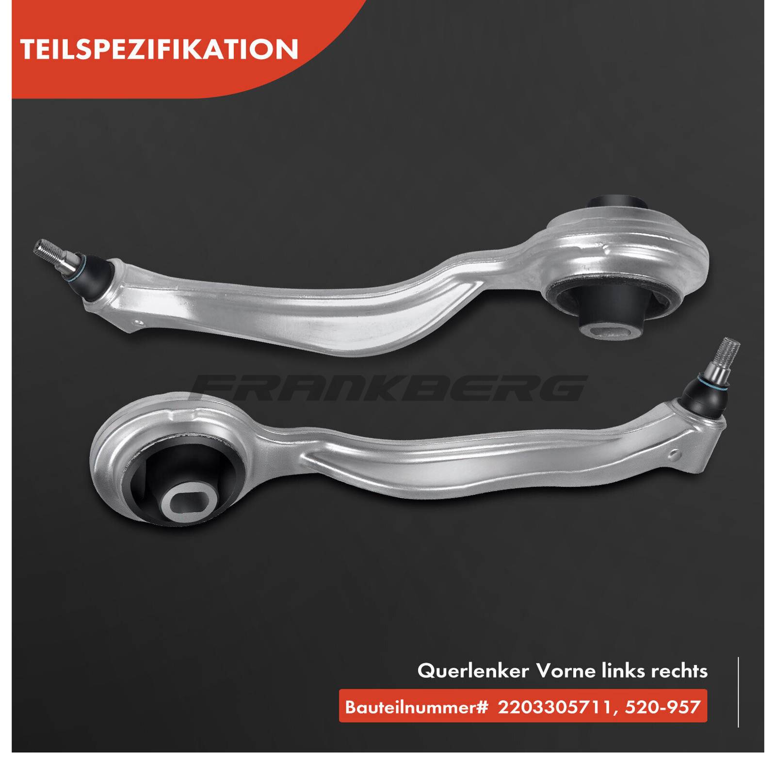 Control/Trailing Arm, wheel suspension