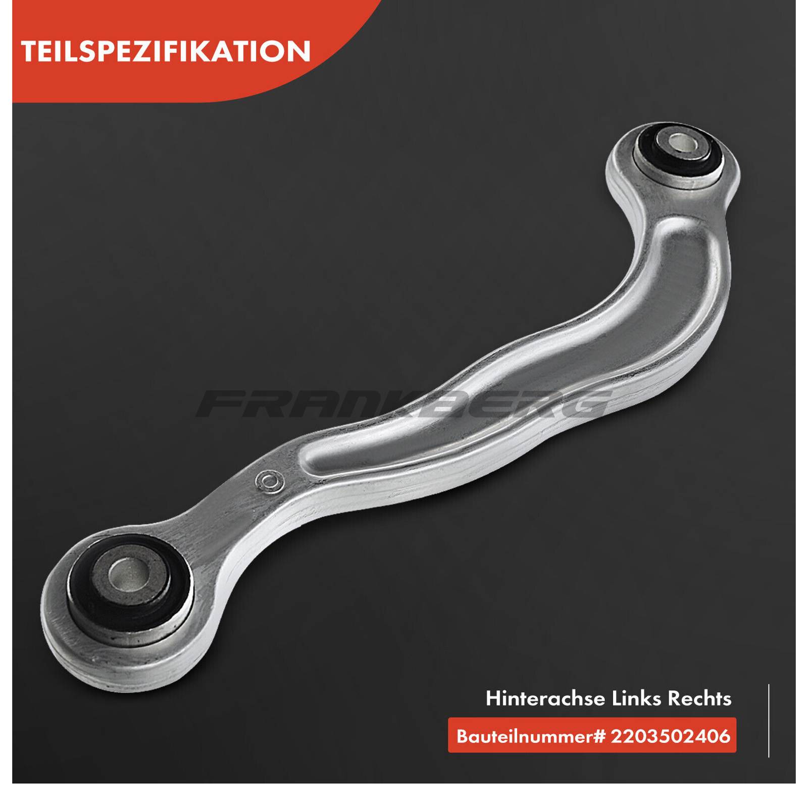 Control/Trailing Arm, wheel suspension