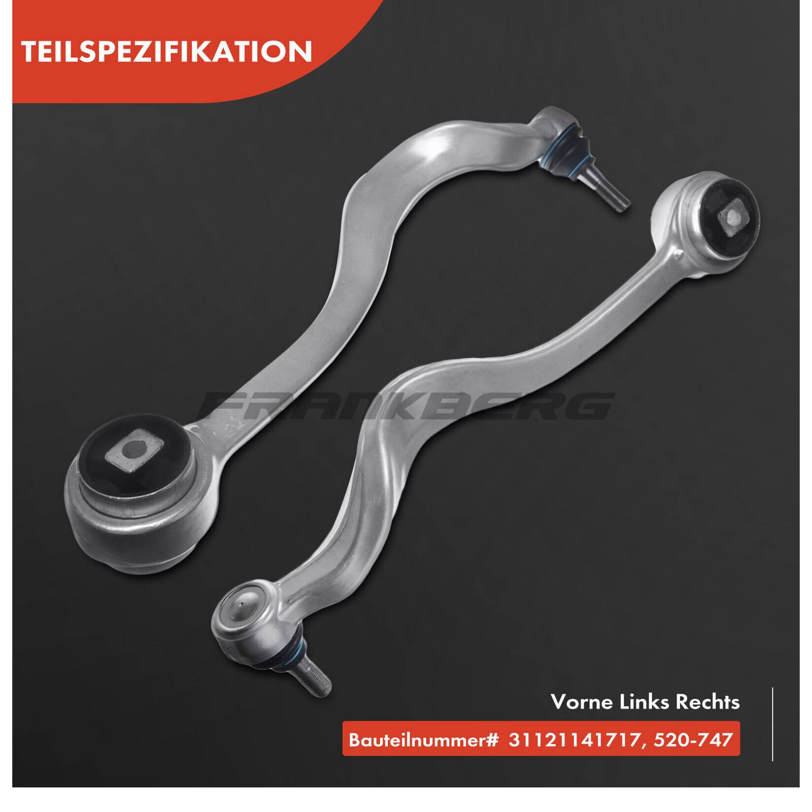 Control/Trailing Arm, wheel suspension