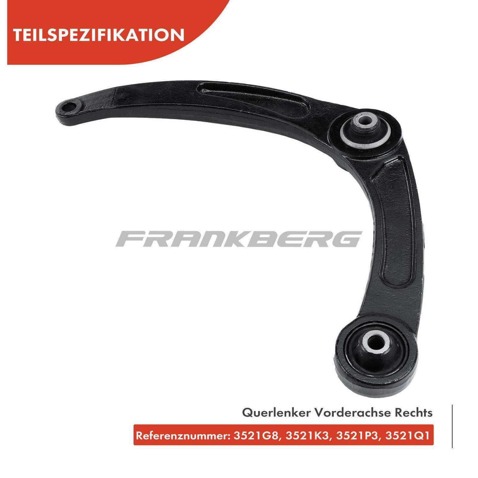 Control/Trailing Arm, wheel suspension