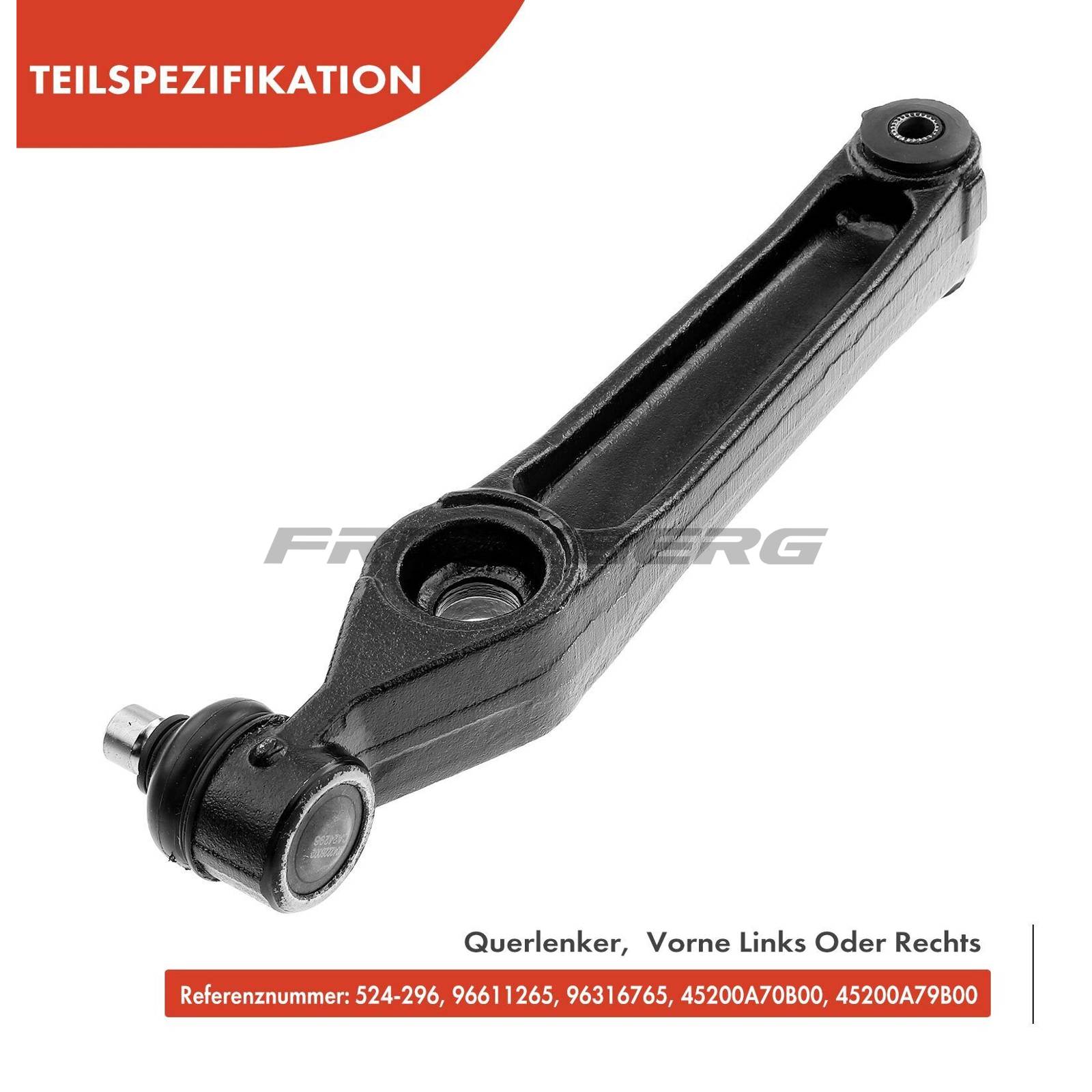 Control/Trailing Arm, wheel suspension