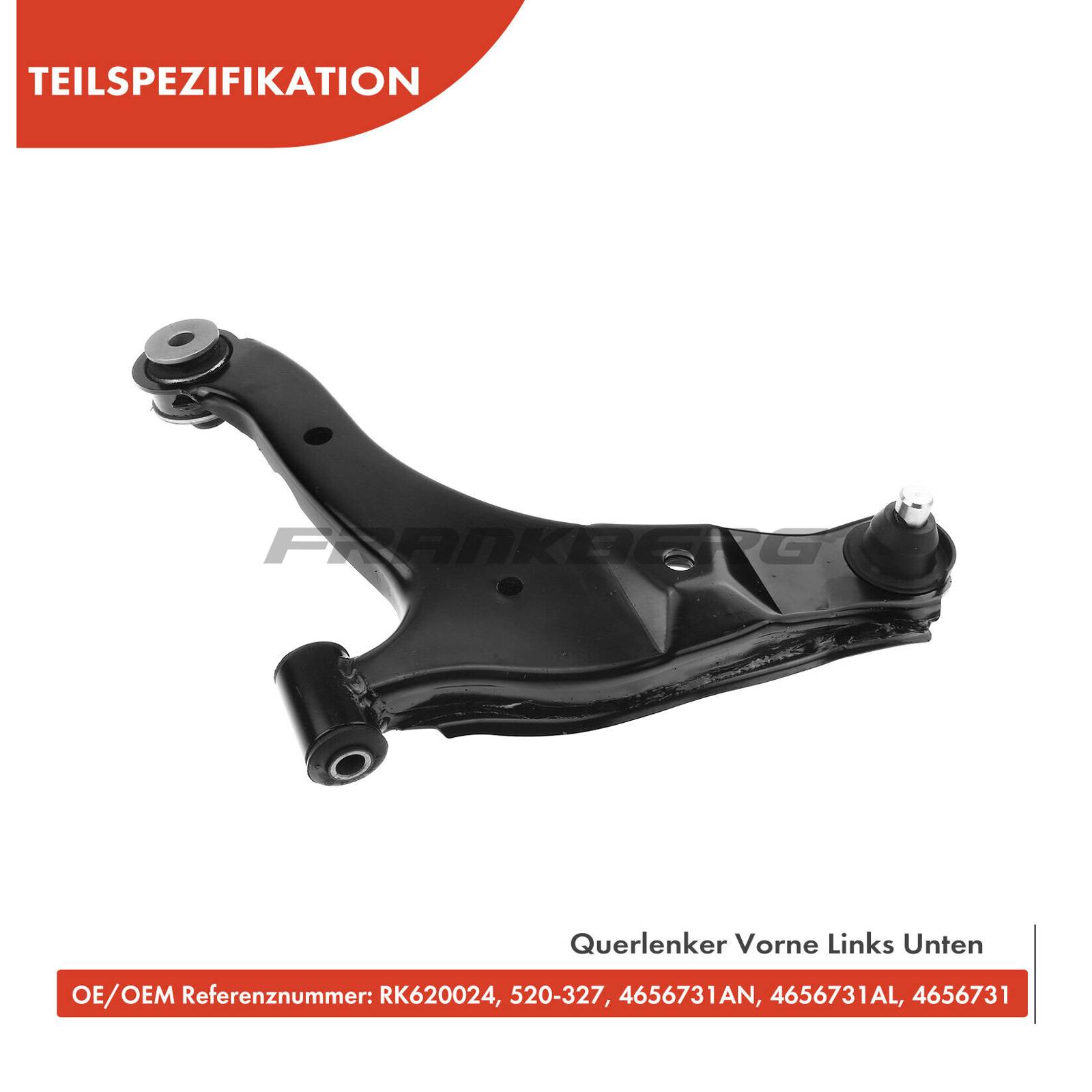 Control/Trailing Arm, wheel suspension