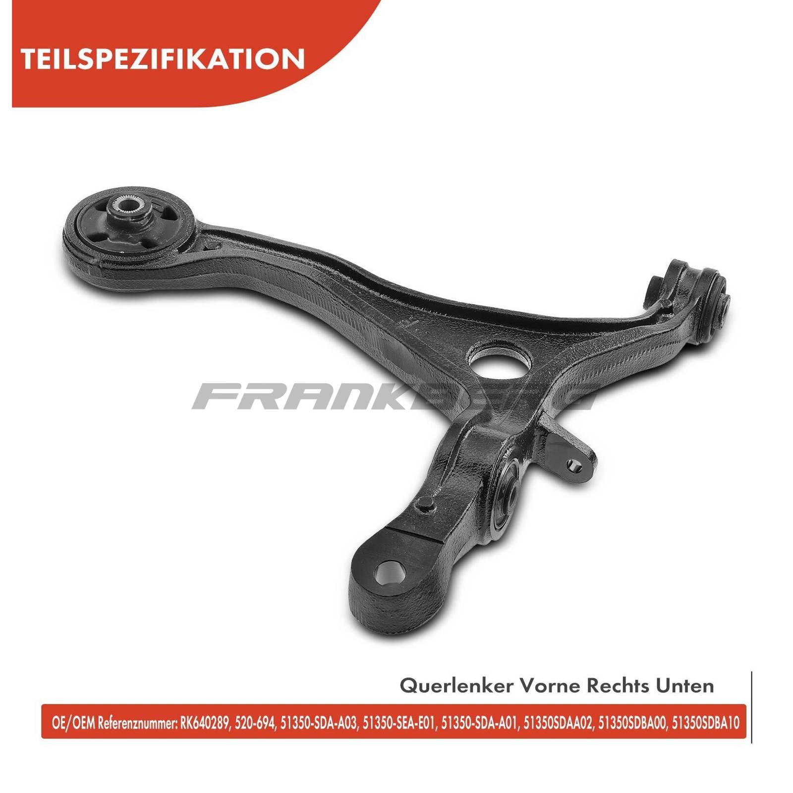 Control/Trailing Arm, wheel suspension
