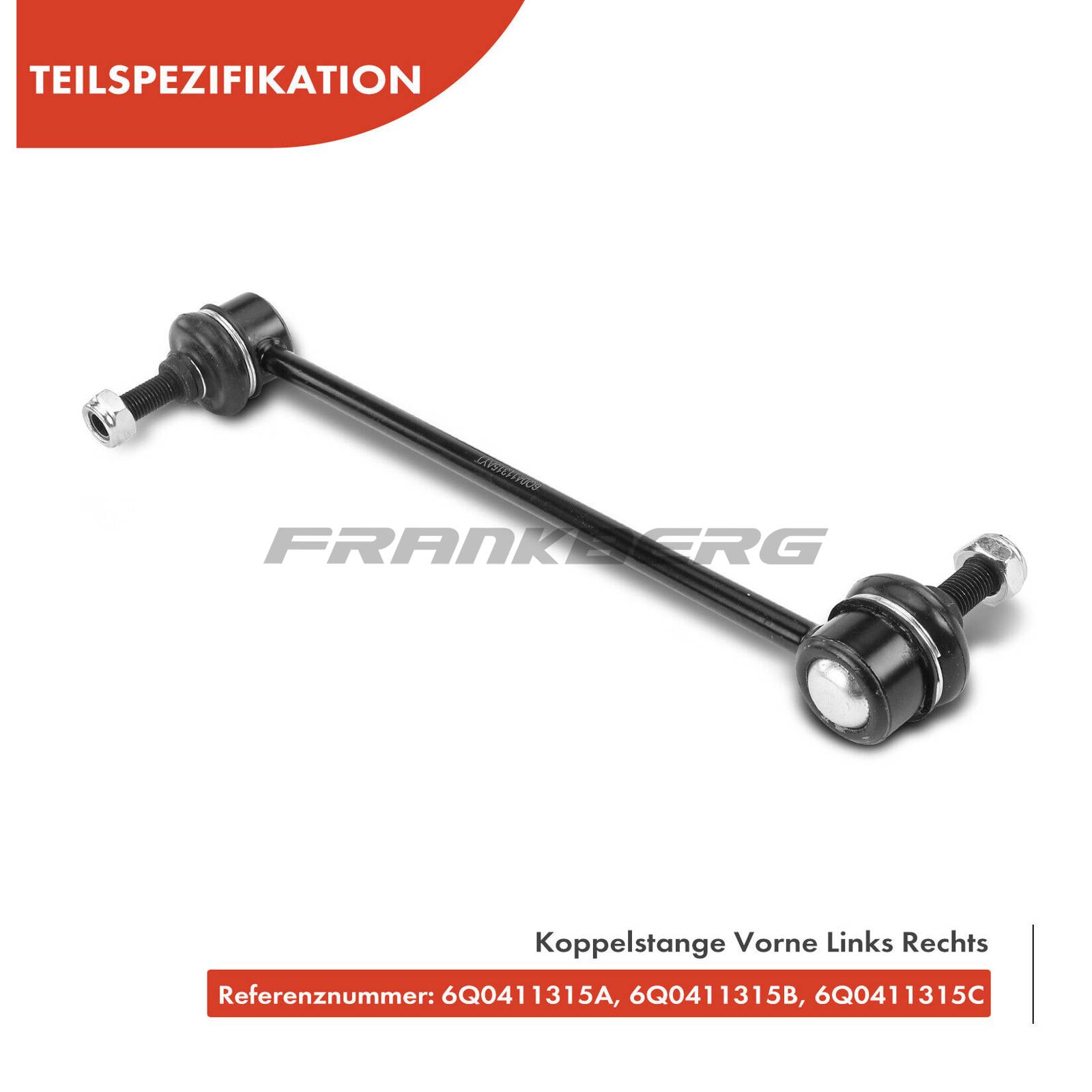 Control/Trailing Arm, wheel suspension