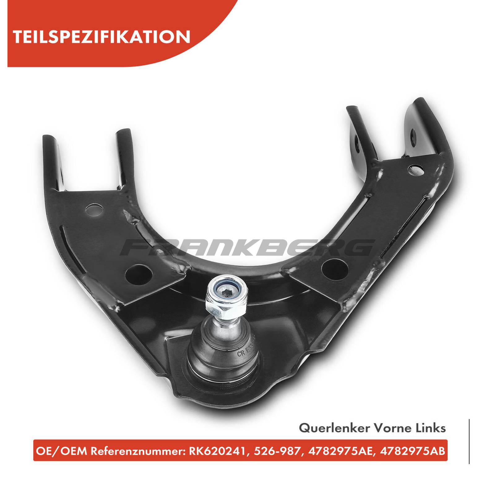 Control/Trailing Arm, wheel suspension