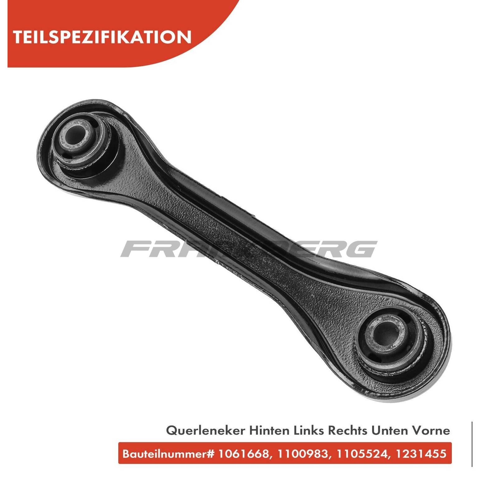 Control/Trailing Arm, wheel suspension