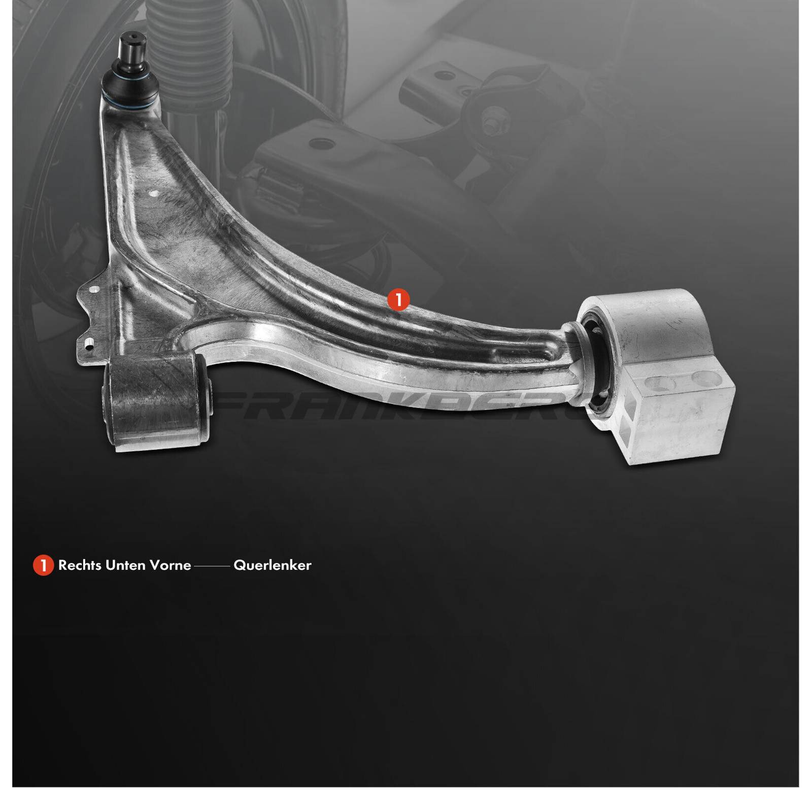 Control/Trailing Arm, wheel suspension