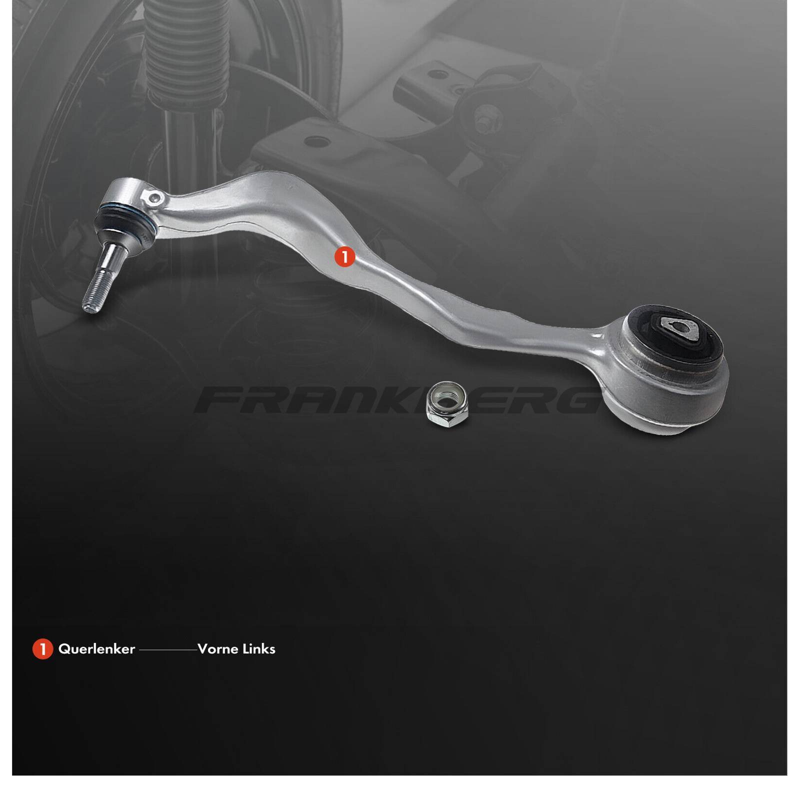 Control/Trailing Arm, wheel suspension