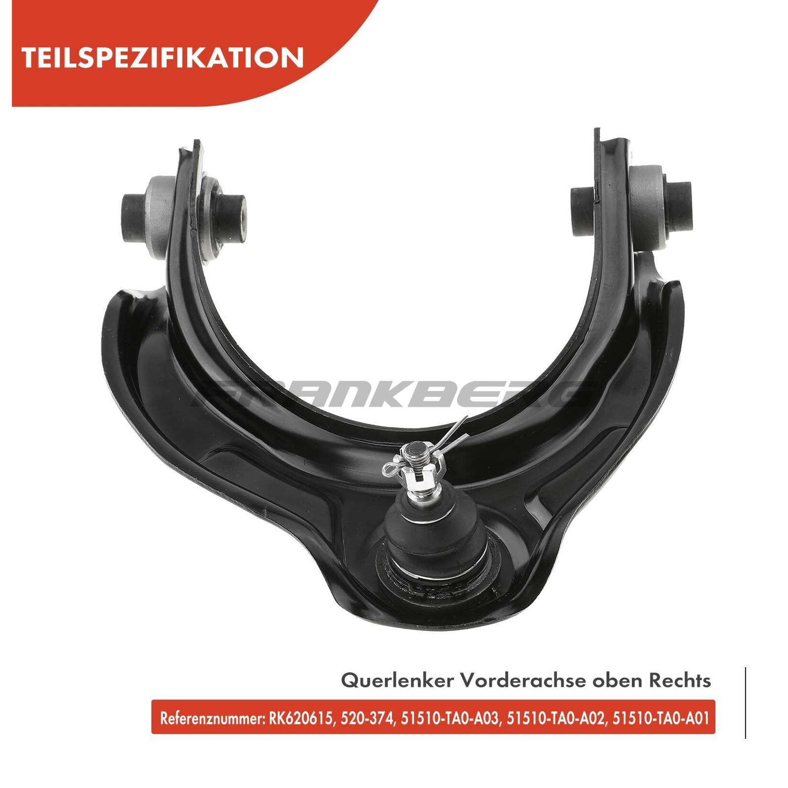 Control/Trailing Arm, wheel suspension