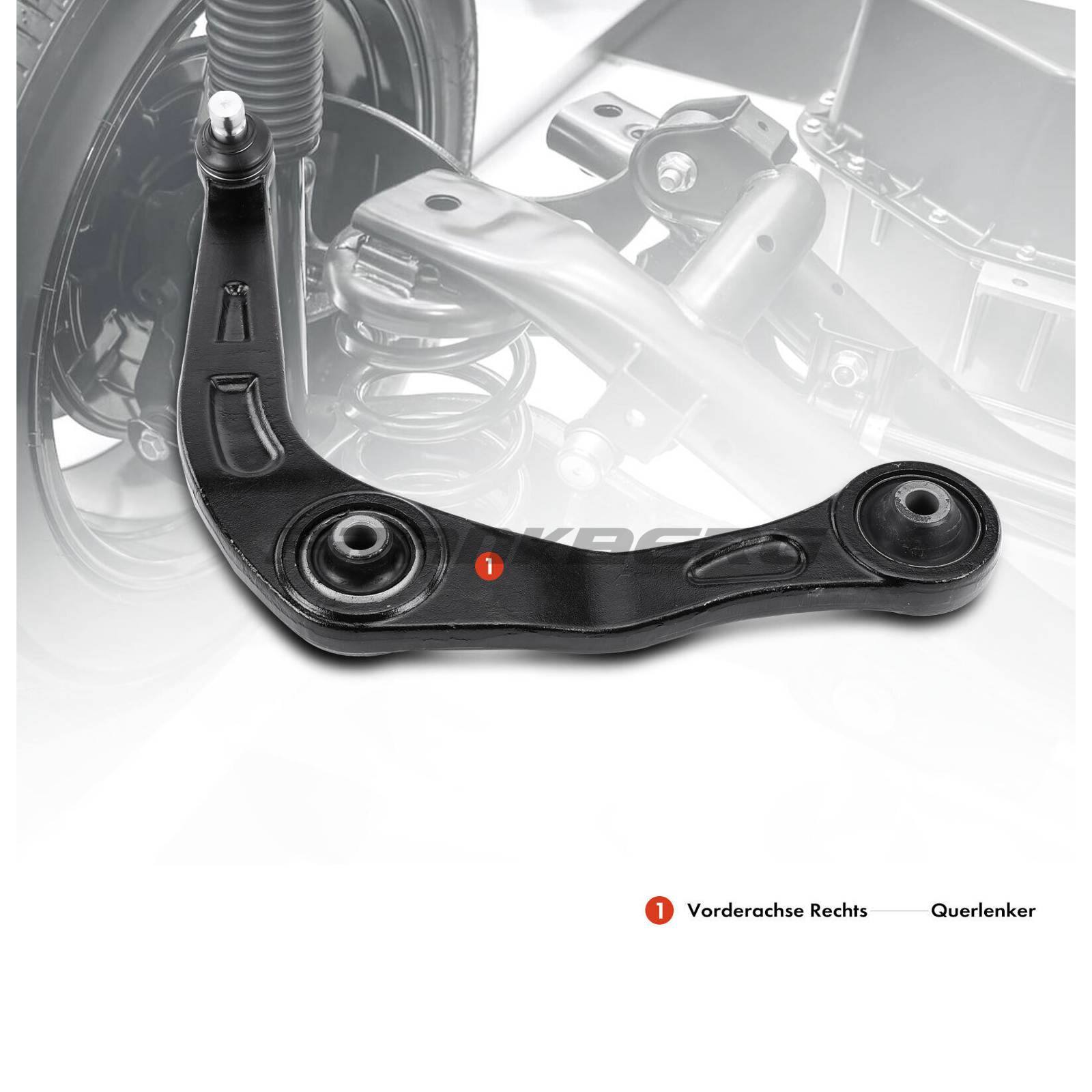 Control/Trailing Arm, wheel suspension