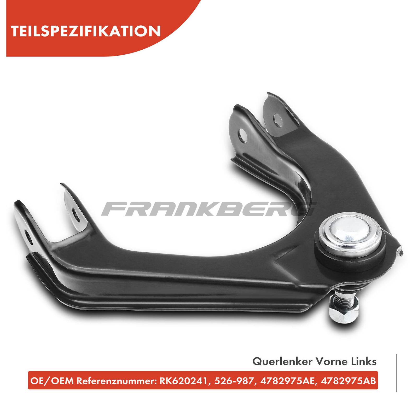 Control/Trailing Arm, wheel suspension