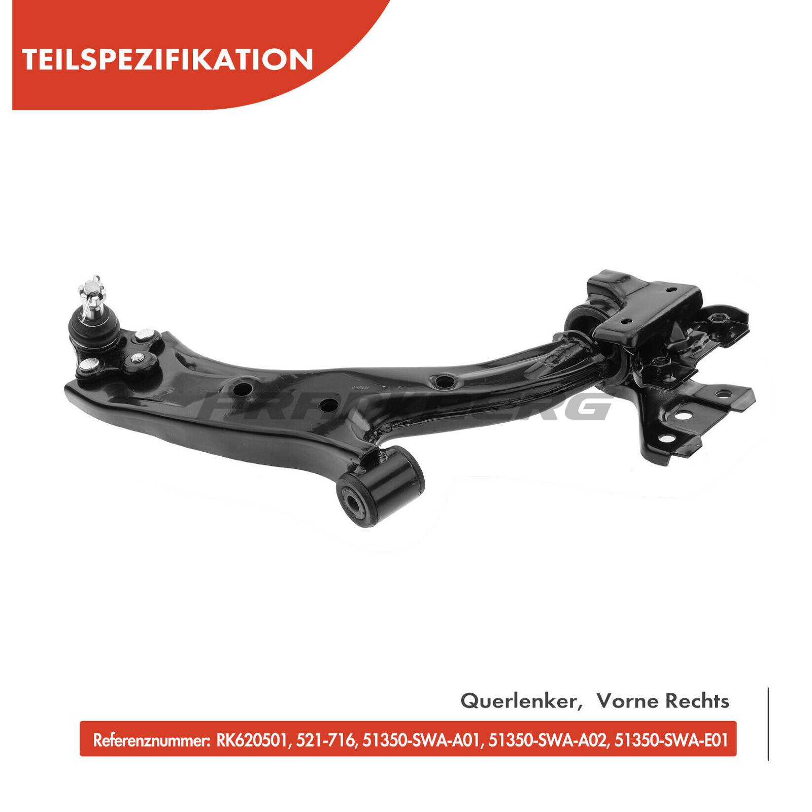 Control/Trailing Arm, wheel suspension