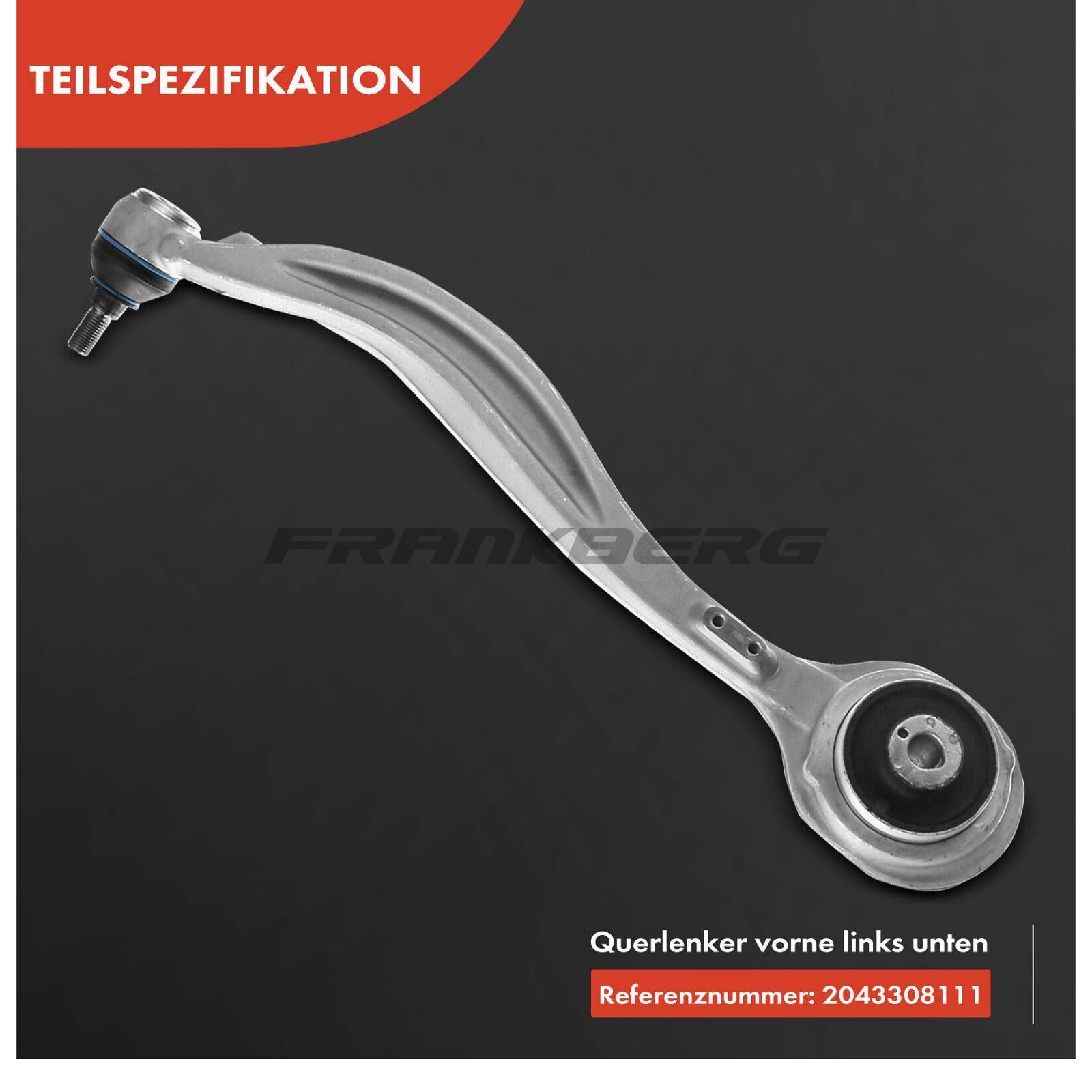 Control/Trailing Arm, wheel suspension