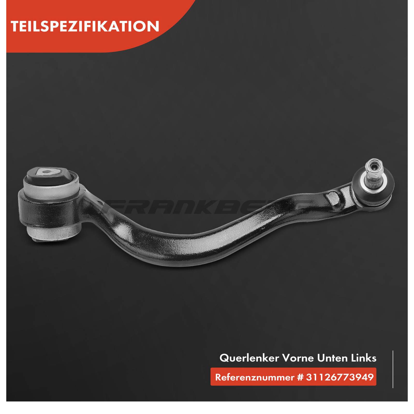 Control/Trailing Arm, wheel suspension