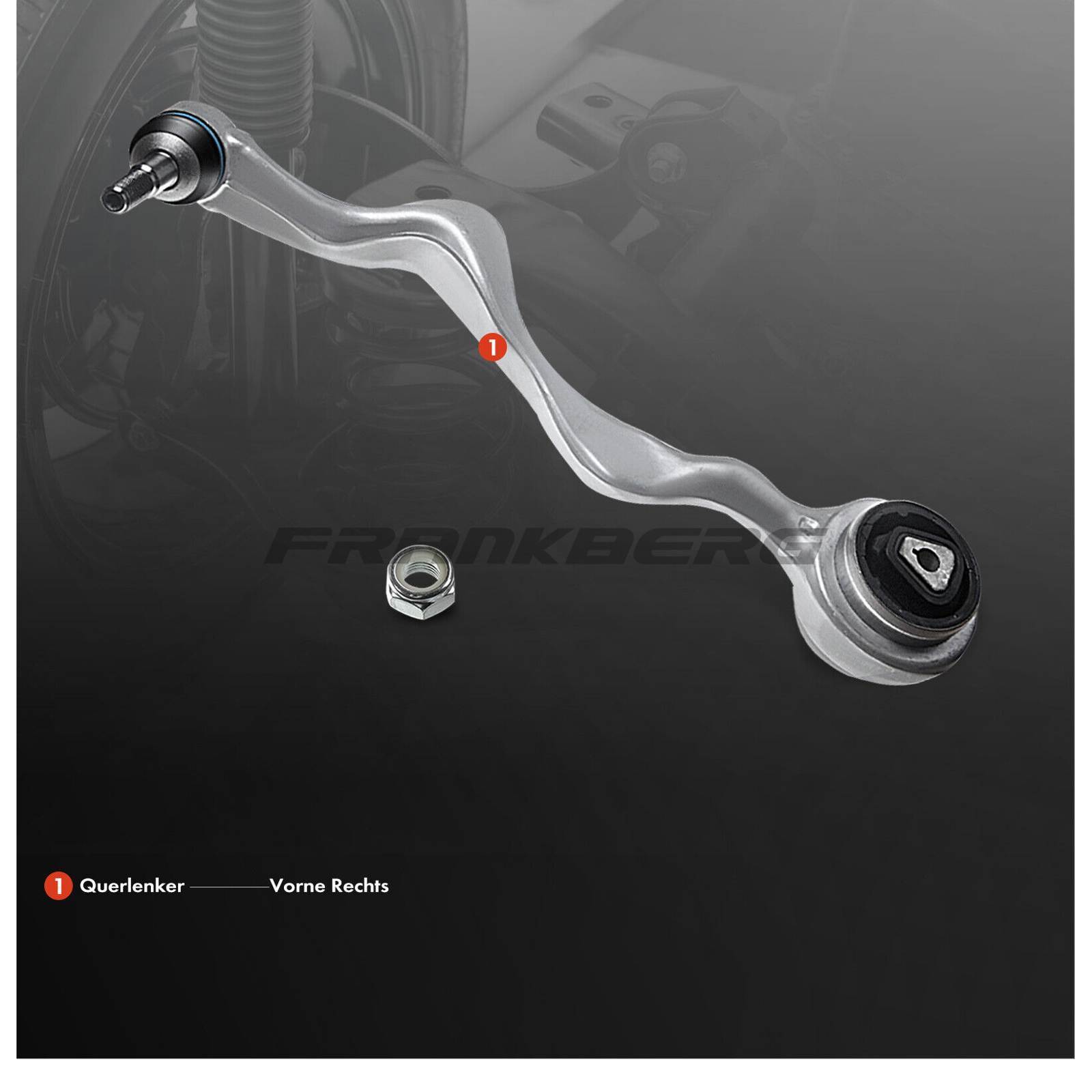 Control/Trailing Arm, wheel suspension