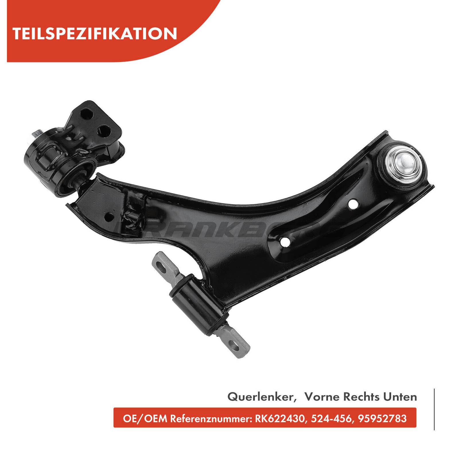 Control/Trailing Arm, wheel suspension