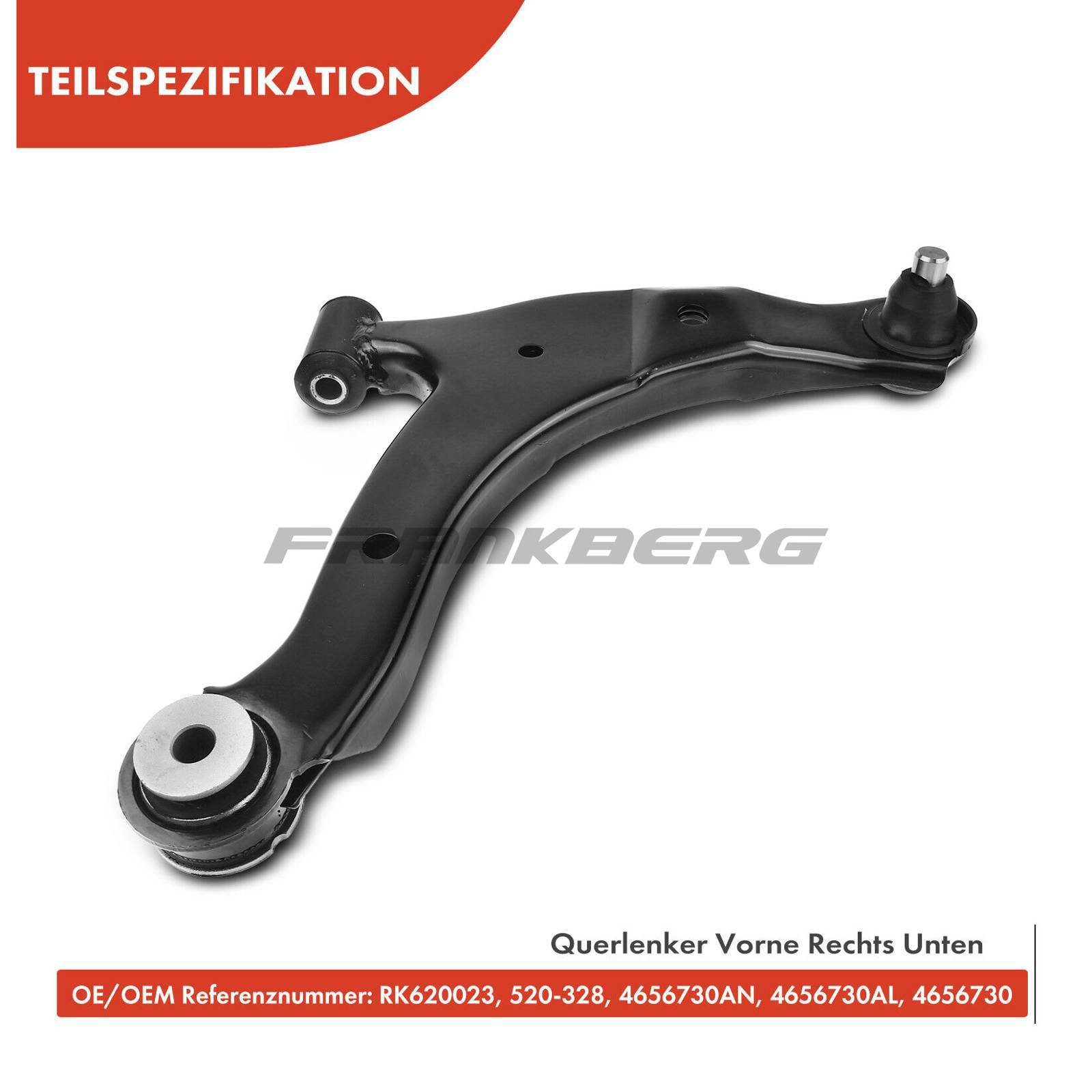 Control/Trailing Arm, wheel suspension