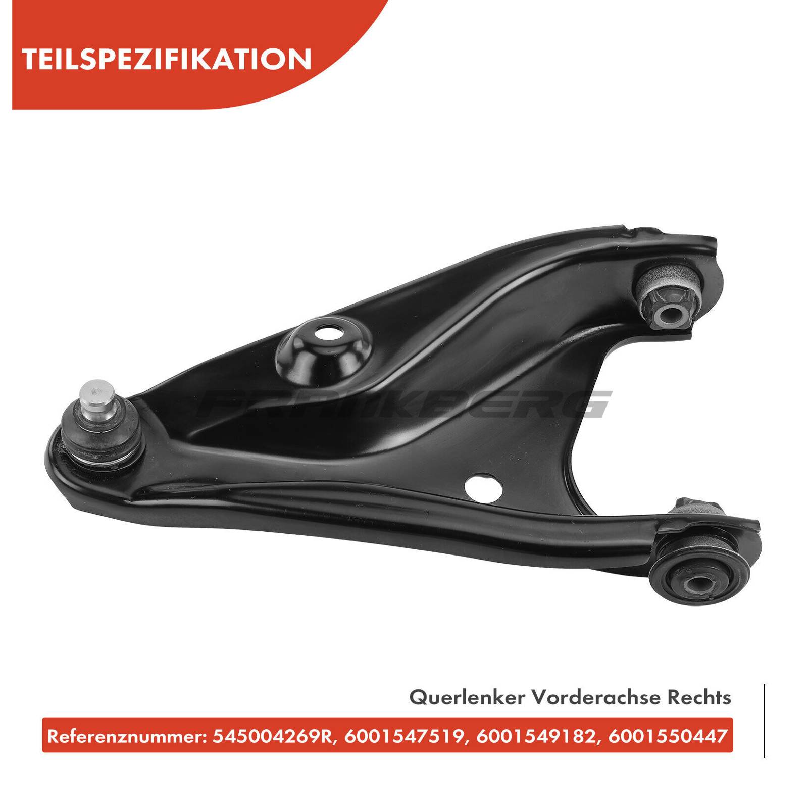 Control/Trailing Arm, wheel suspension