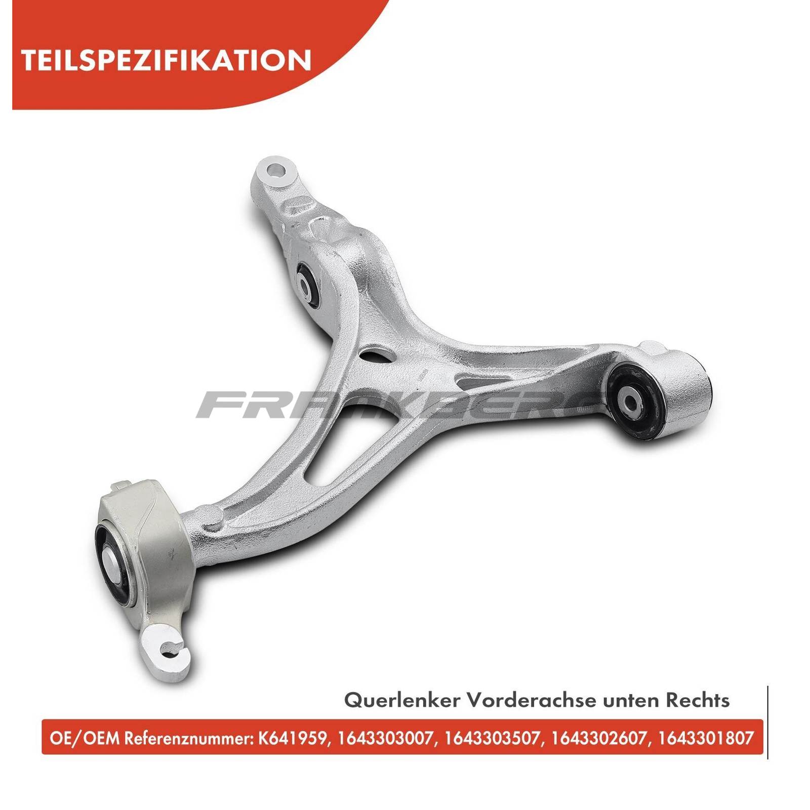 Control/Trailing Arm, wheel suspension