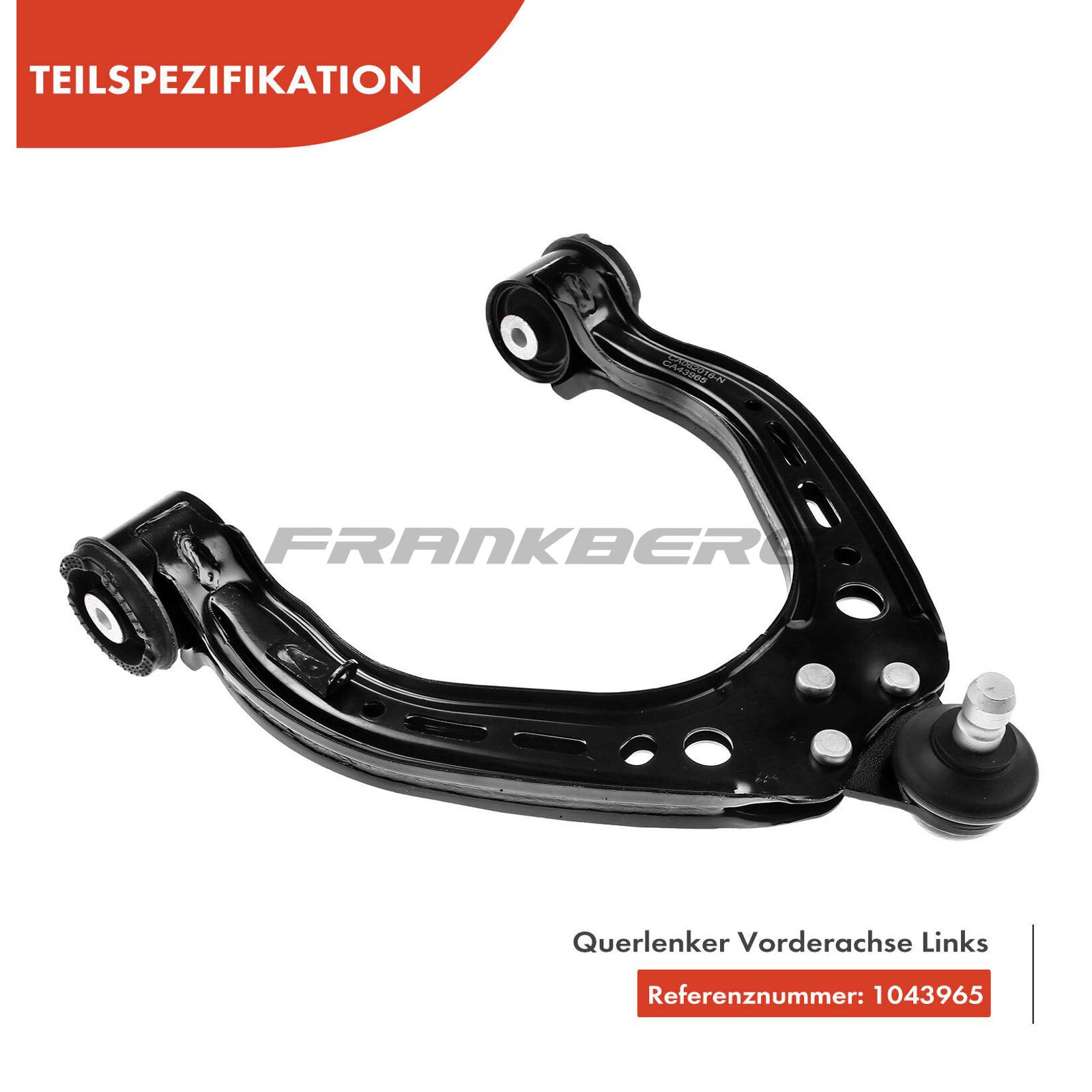 Control/Trailing Arm, wheel suspension