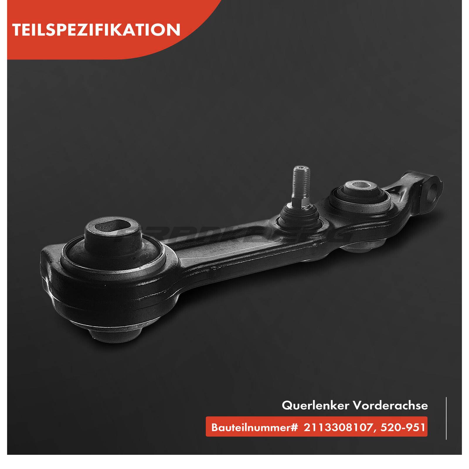Control/Trailing Arm, wheel suspension