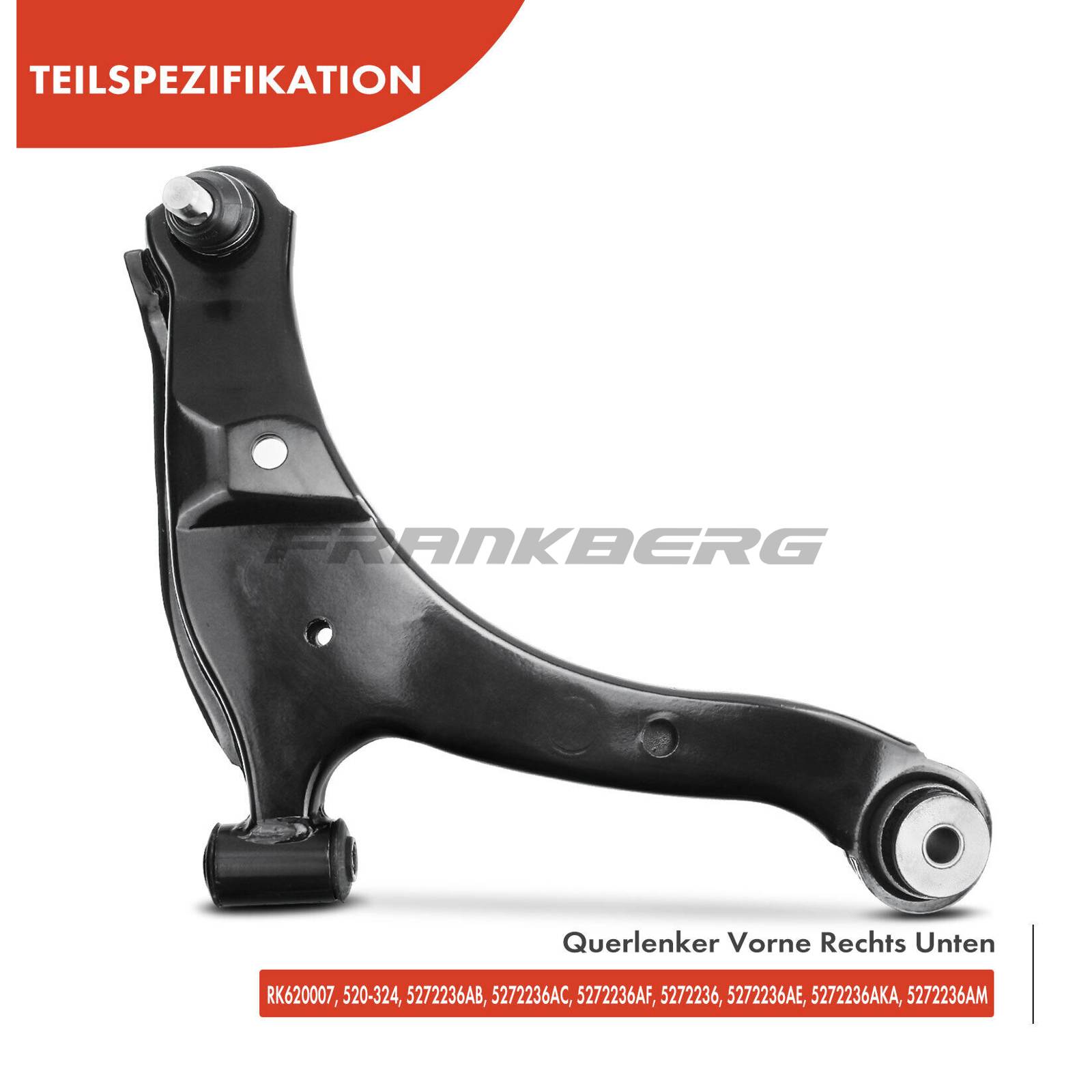 Control/Trailing Arm, wheel suspension