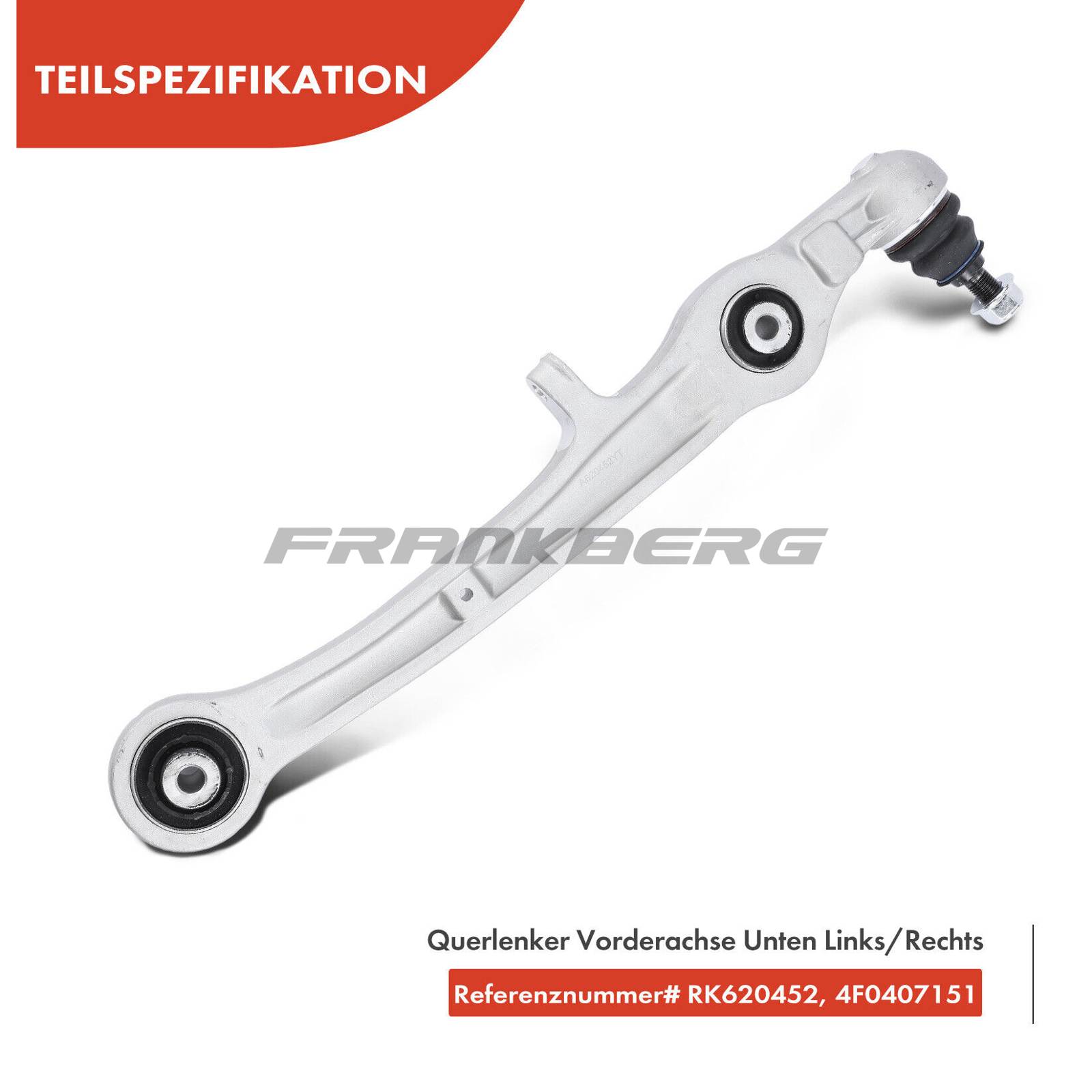 Control/Trailing Arm, wheel suspension
