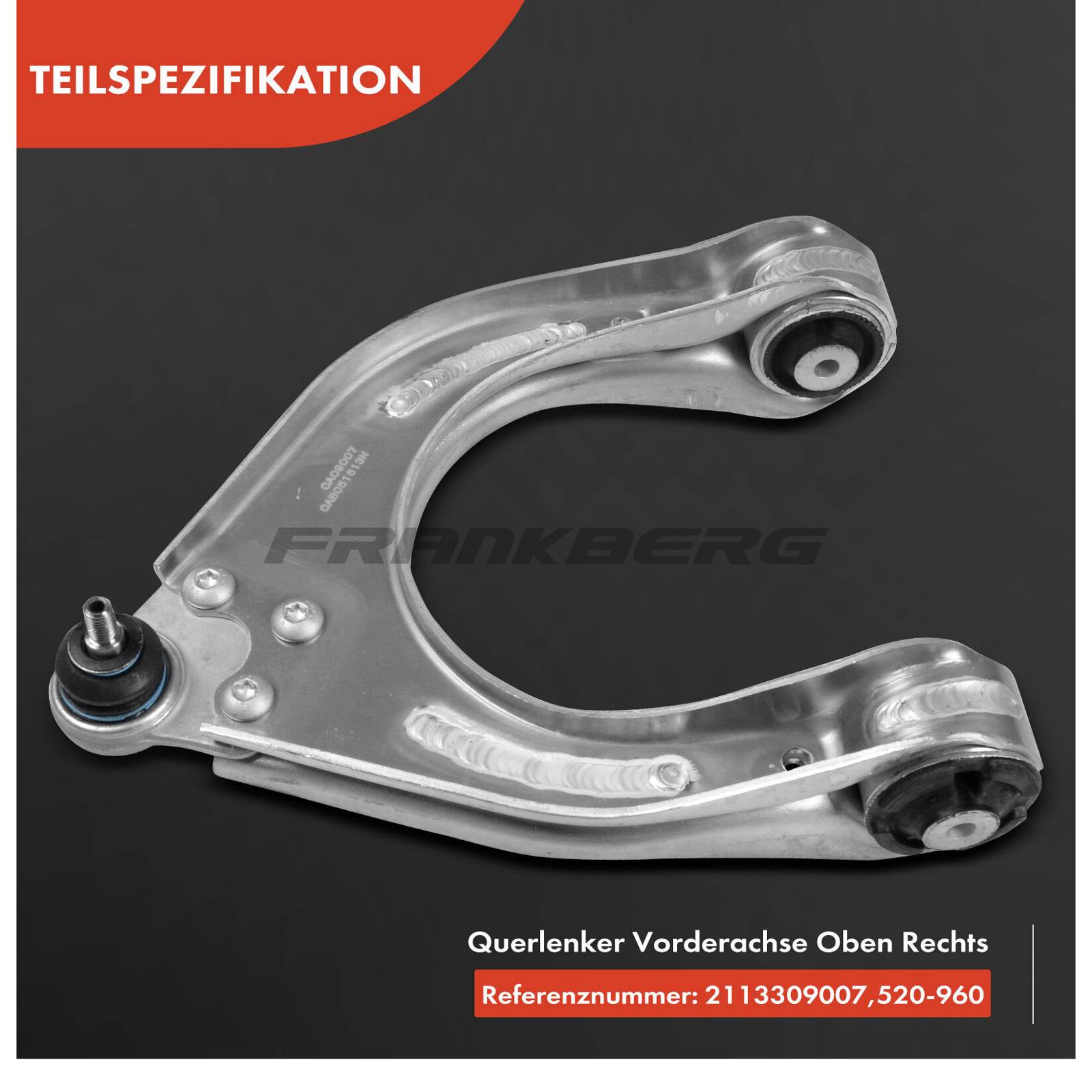 Control/Trailing Arm, wheel suspension