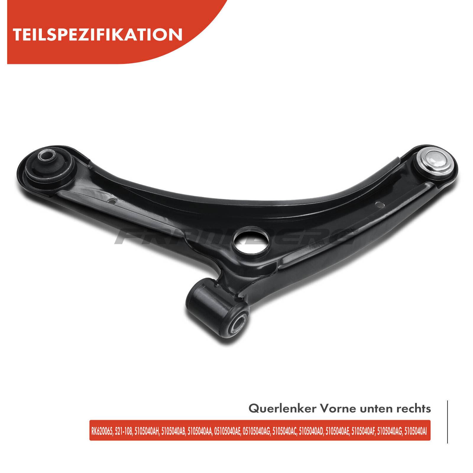 Control/Trailing Arm, wheel suspension