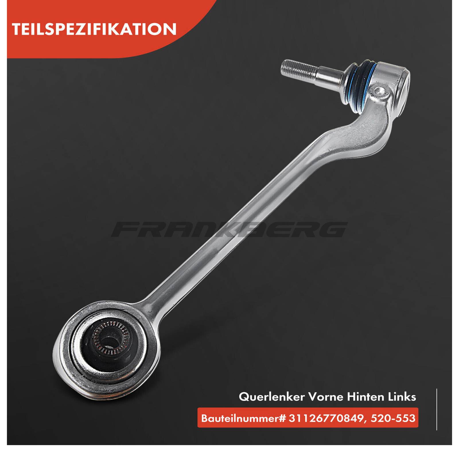 Control/Trailing Arm, wheel suspension