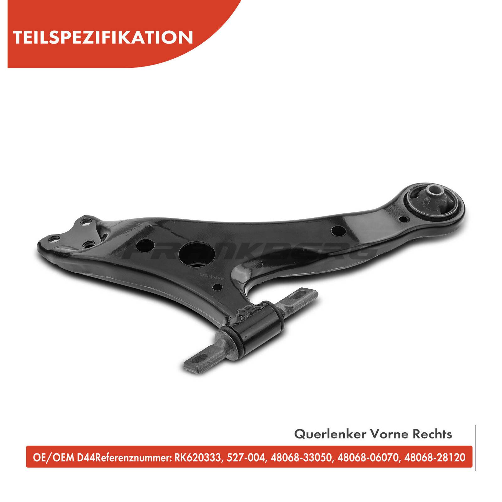 Control/Trailing Arm, wheel suspension