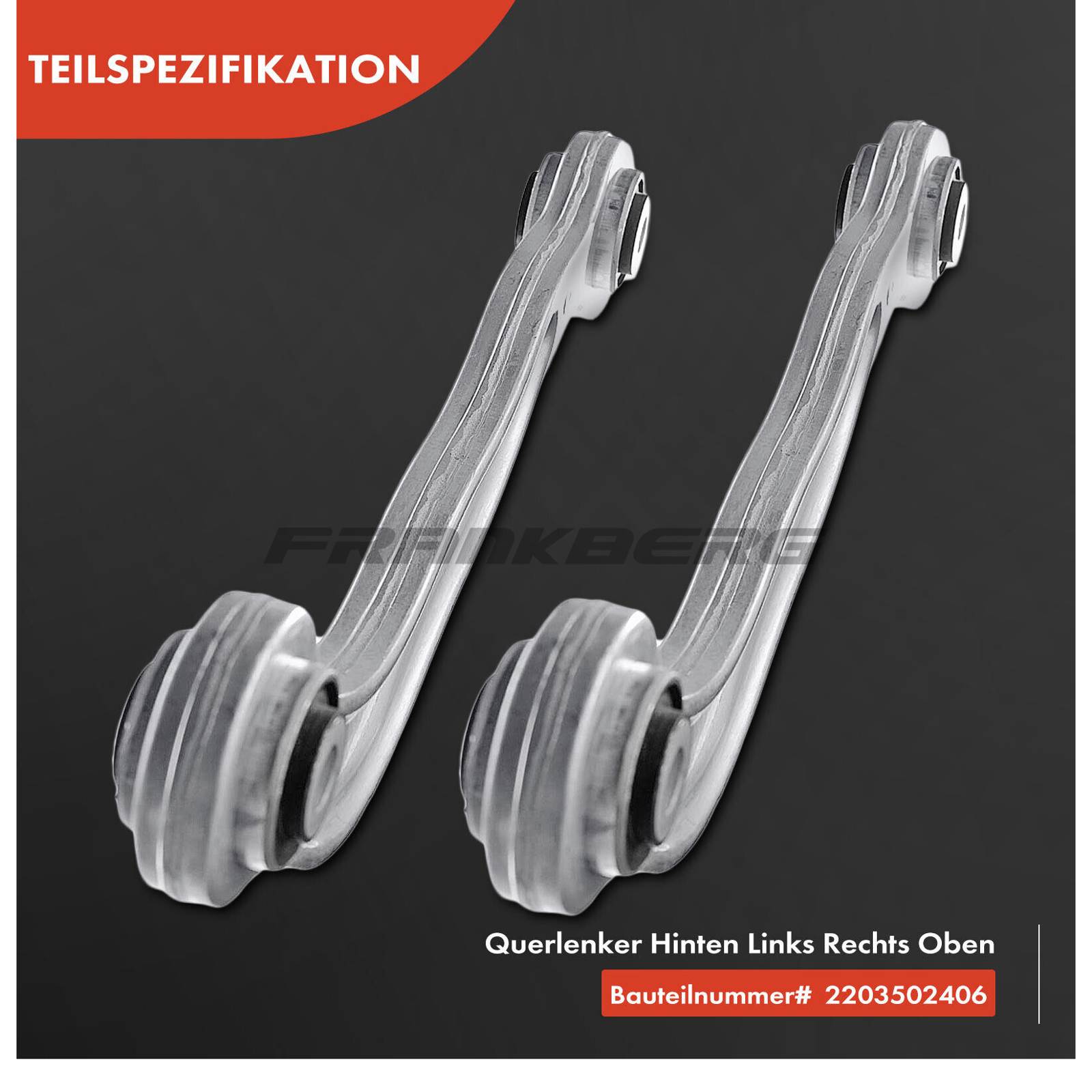 Control/Trailing Arm, wheel suspension