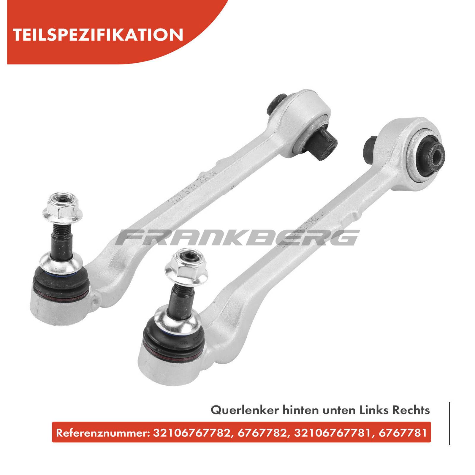 Control/Trailing Arm, wheel suspension
