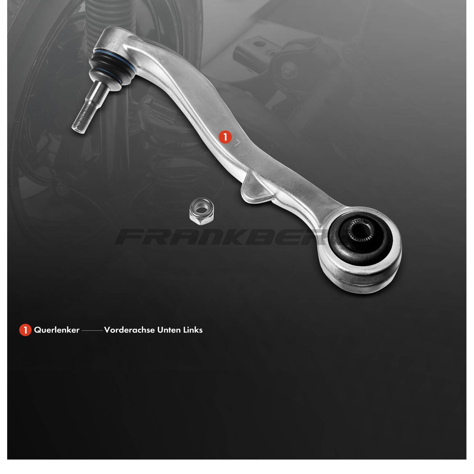 Control/Trailing Arm, wheel suspension