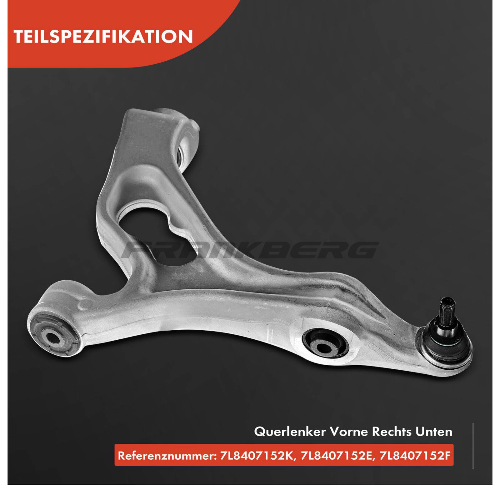 Control/Trailing Arm, wheel suspension