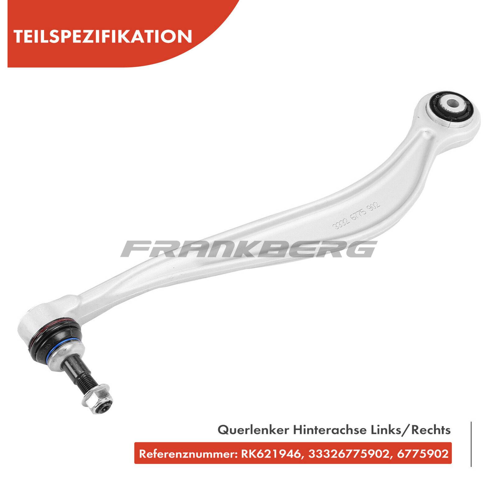 Control/Trailing Arm, wheel suspension
