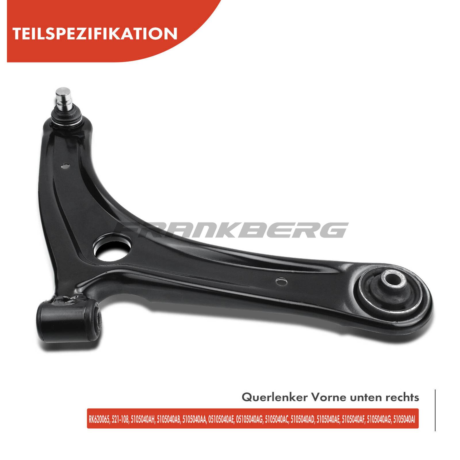 Control/Trailing Arm, wheel suspension