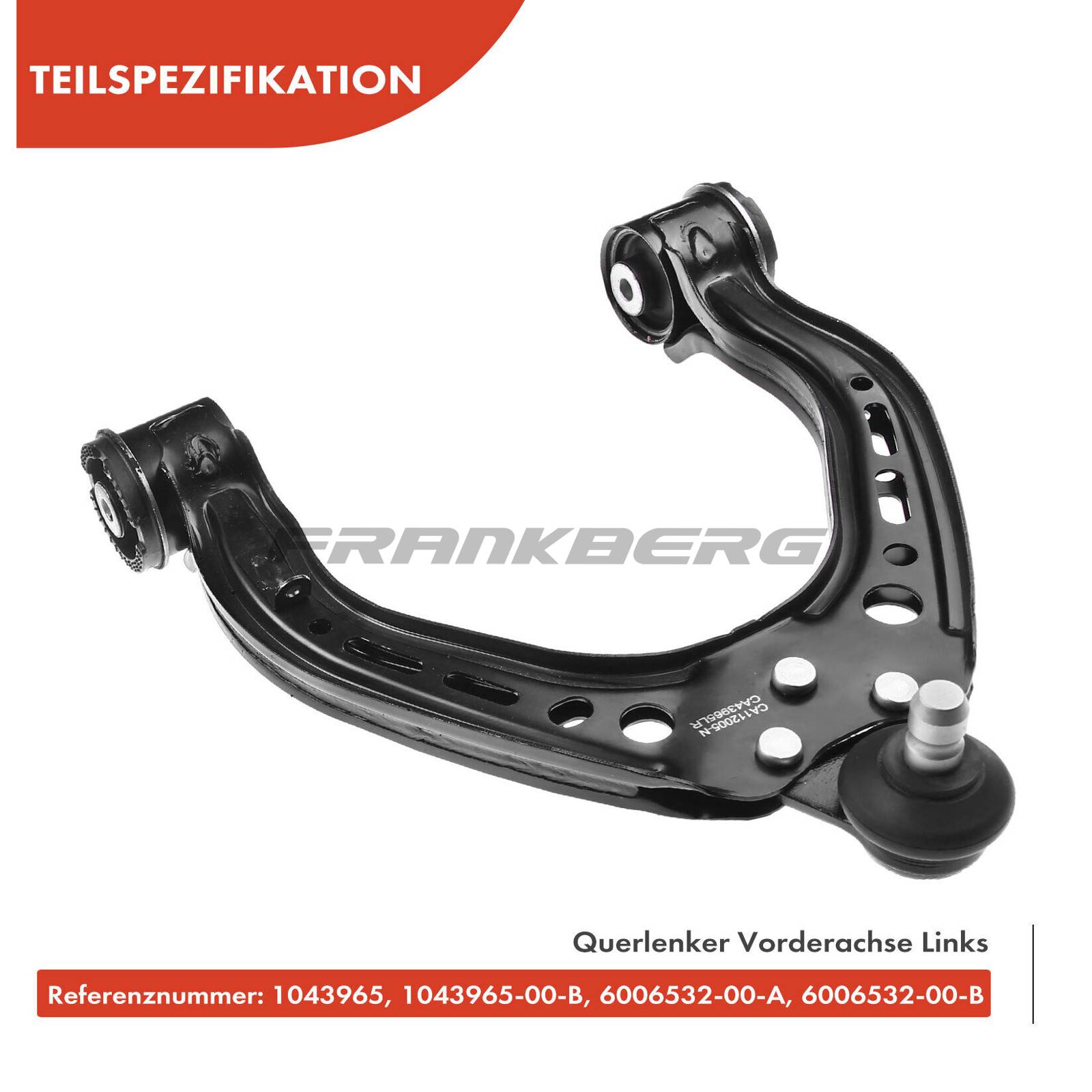Control/Trailing Arm, wheel suspension