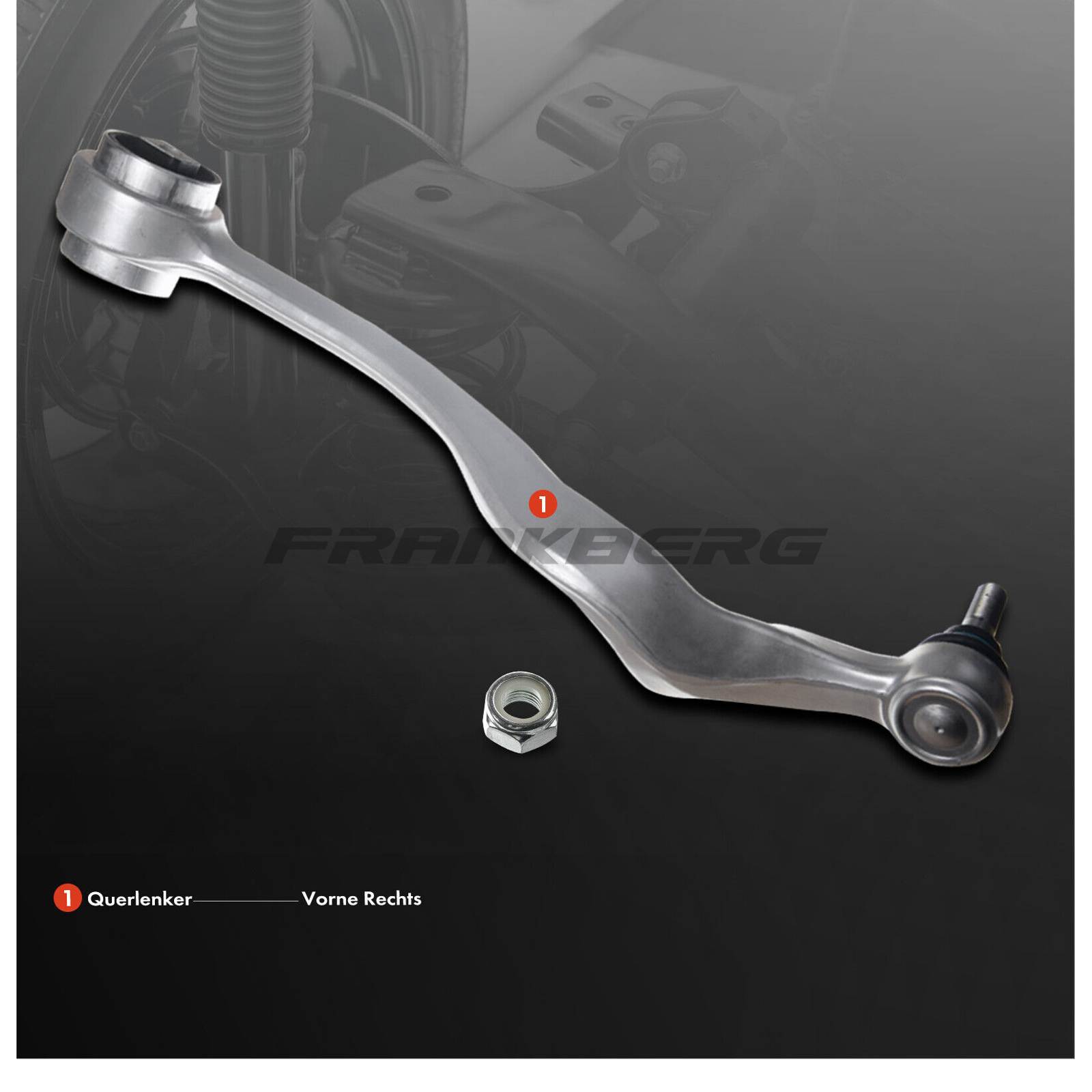 Control/Trailing Arm, wheel suspension