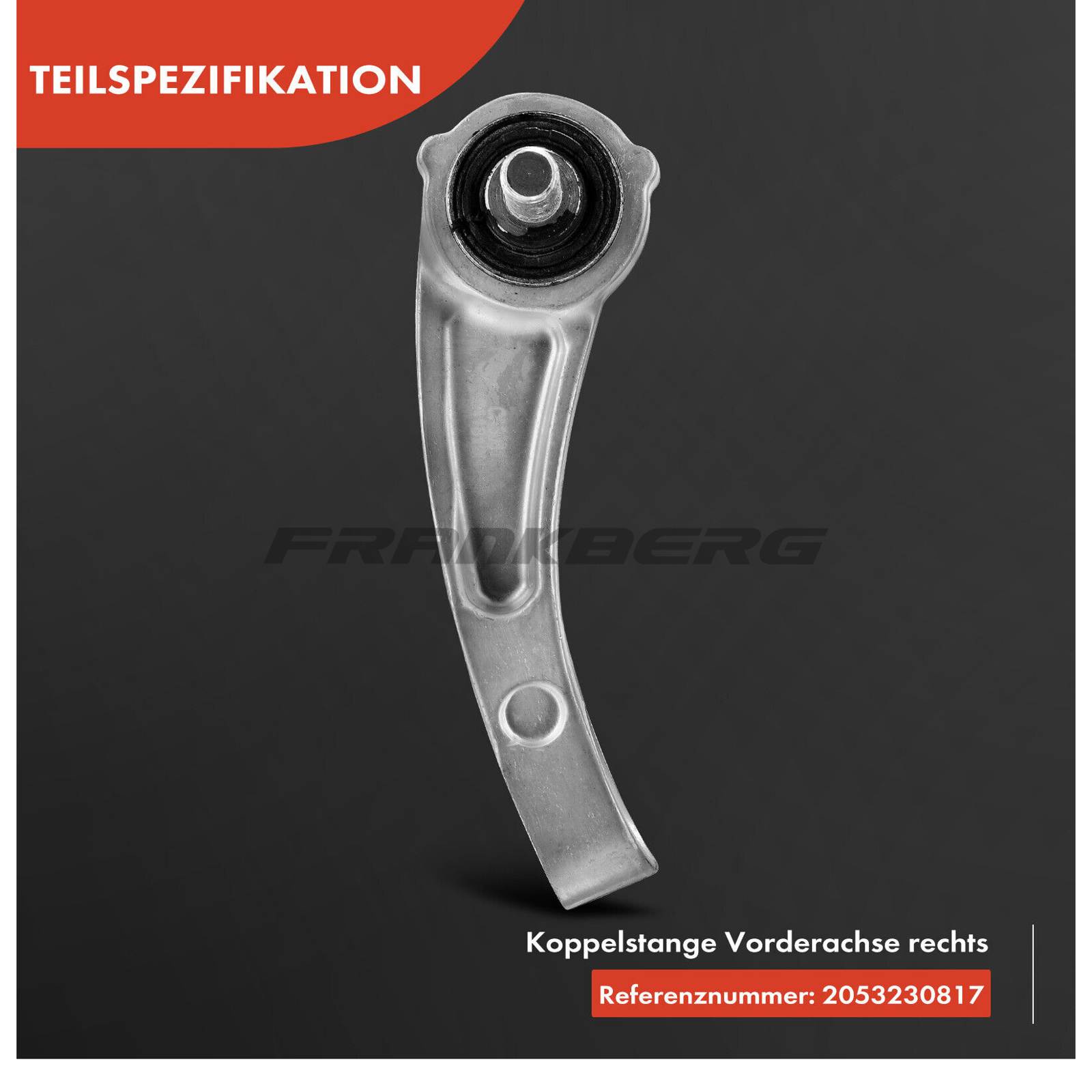 Control/Trailing Arm, wheel suspension