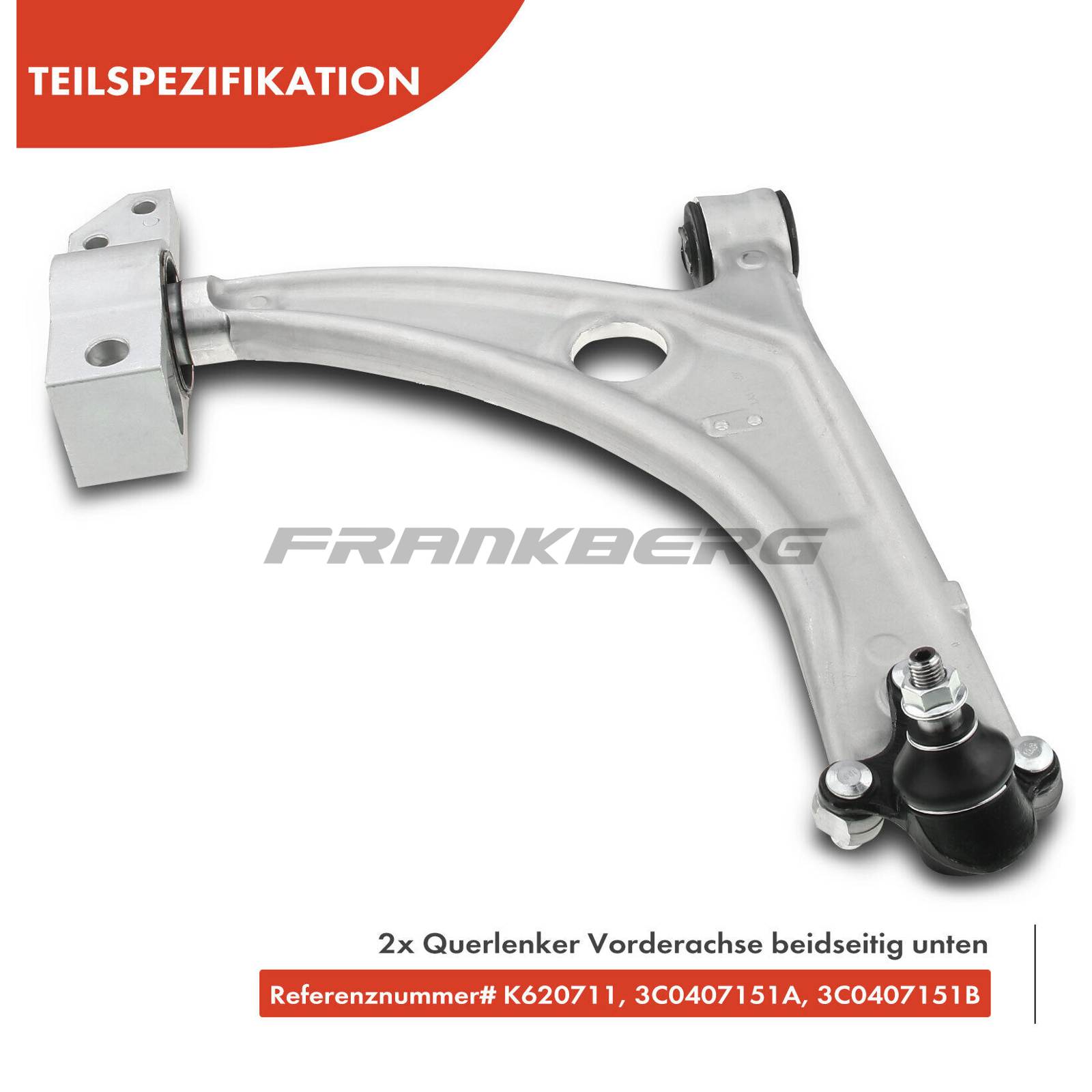 Control/Trailing Arm, wheel suspension