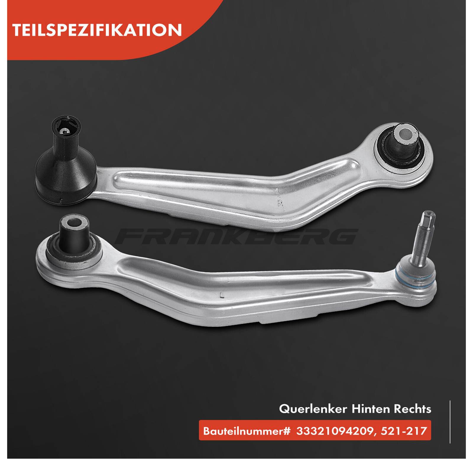 Control/Trailing Arm, wheel suspension