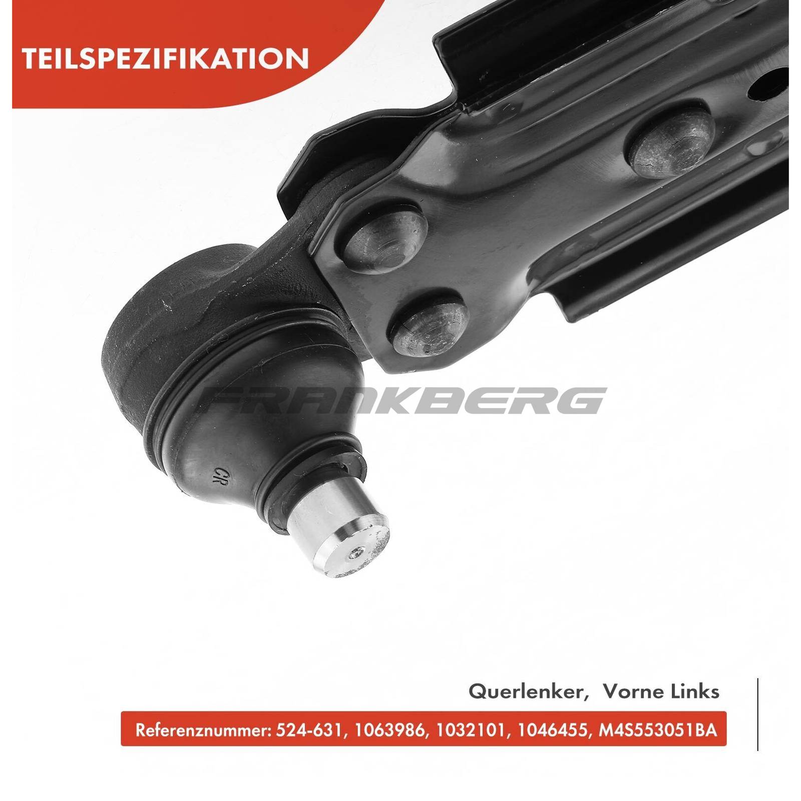 Control/Trailing Arm, wheel suspension