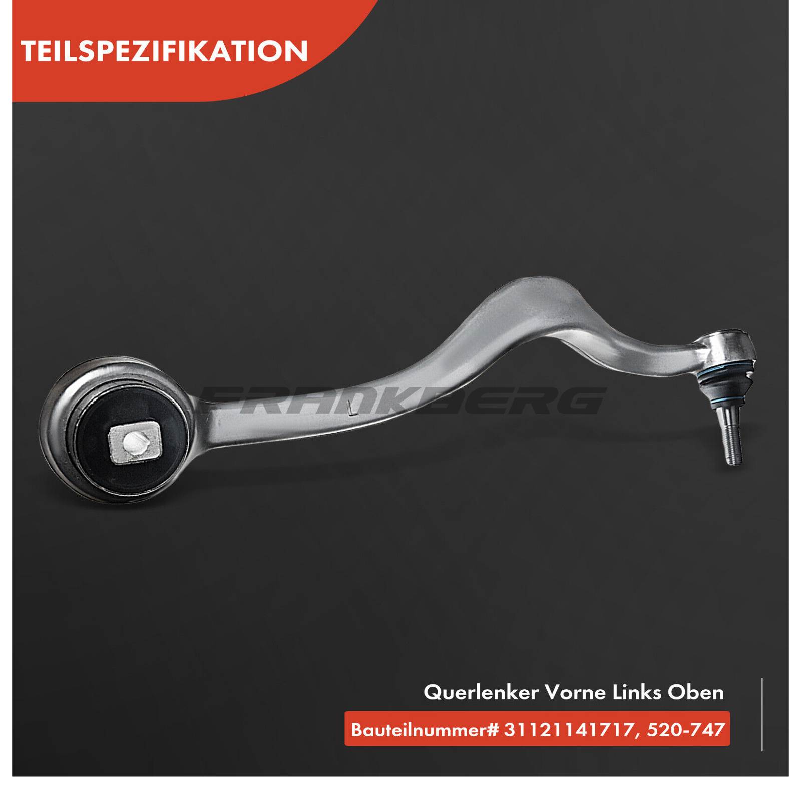 Control/Trailing Arm, wheel suspension